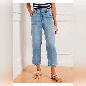 NWT Summerweight Straight Ankle Jeans - Brickell Wash